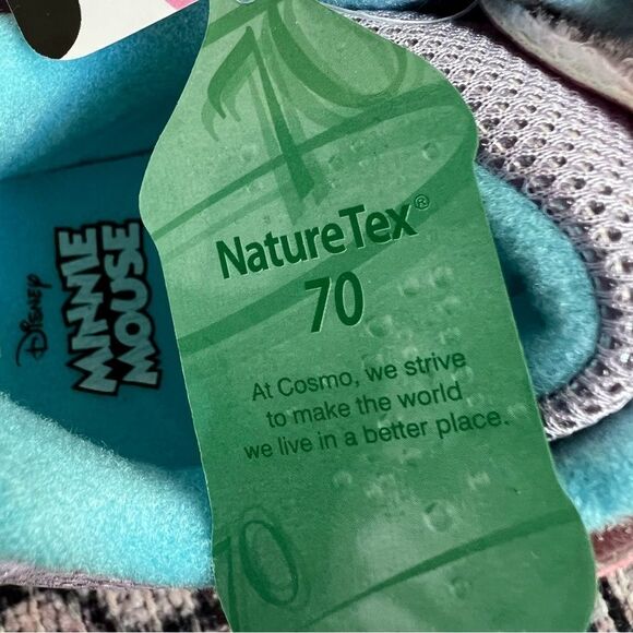 NEW Girls Disney Junior Pink Minnie Mouse Sparkle Light Up Sneakers Size 11 NWT - Picture 7 of 13